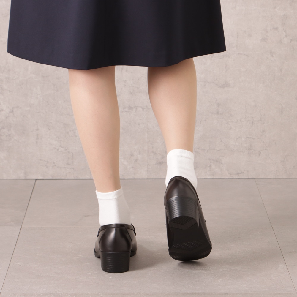 洗えるローファー（ヒールアップタイプ）幅広 3E【22.5cm～25.5cm】