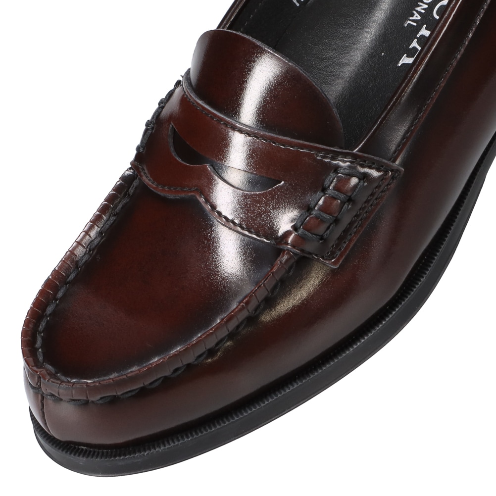 【入荷予定なし】学生靴＜コインローファー＞人工皮革 2E 日本製【22.0cm～25.5cm】