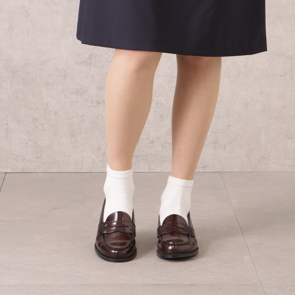 【入荷予定なし】学生靴＜コインローファー＞人工皮革 2E 日本製【22.0cm～25.5cm】