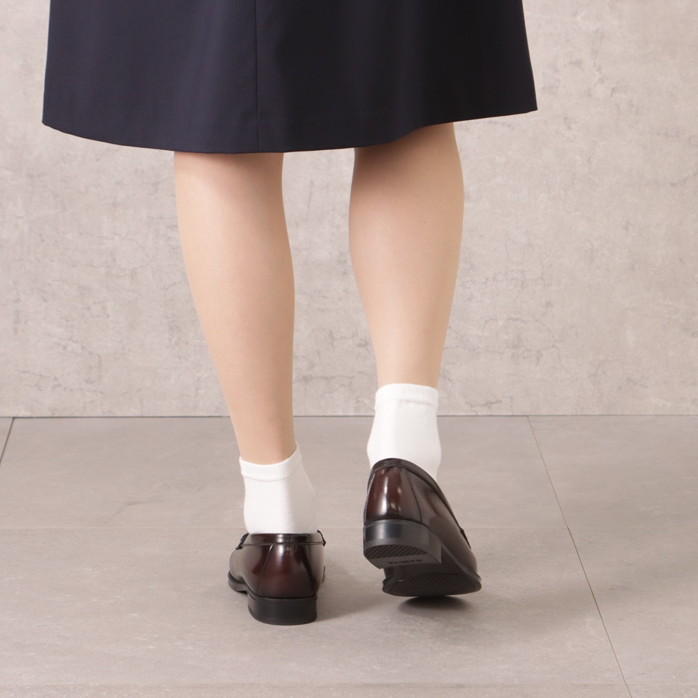 【入荷予定なし】学生靴＜コインローファー＞人工皮革 2E 日本製【22.0cm～25.5cm】