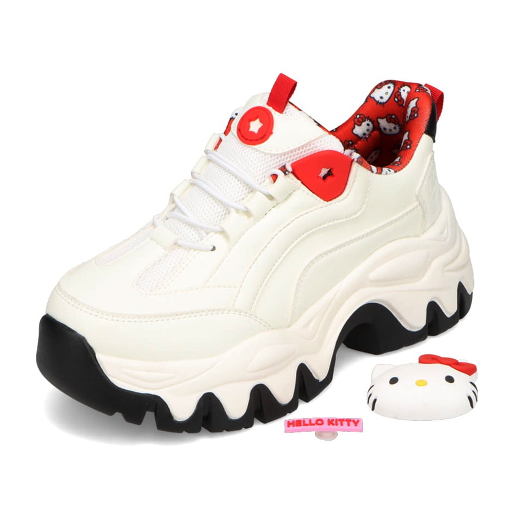 【HELLO KITTY｜ハローキティ】スパットシューズ × サンリオキャラクターズ（厚底タイプ）手を使わずに履ける【22.5cm～25.0cm】