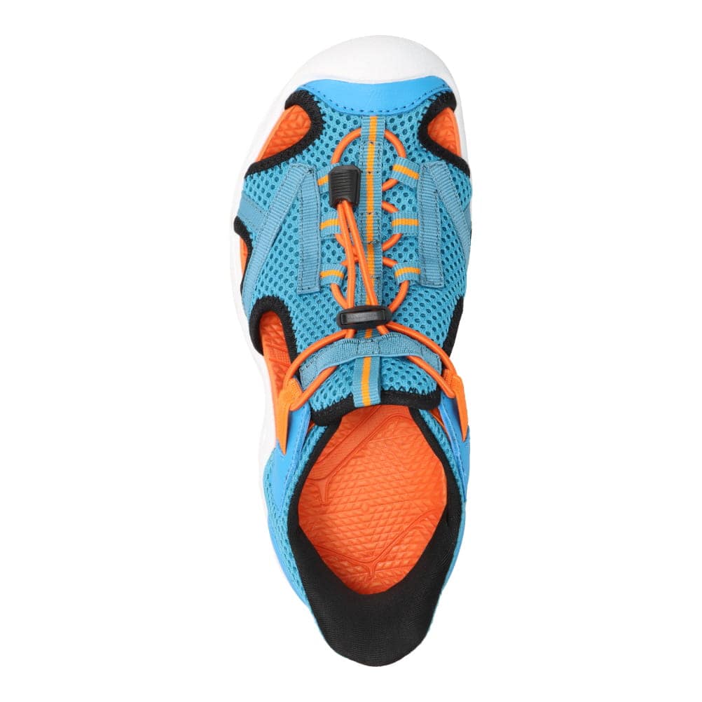 スパットシューズ（スニーカーサンダルタイプ）メッシュ素材 手を使わずに履ける【19.0cm～24.0cm】