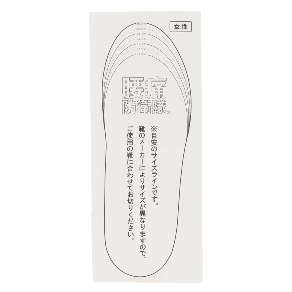 腰痛サポートインソール