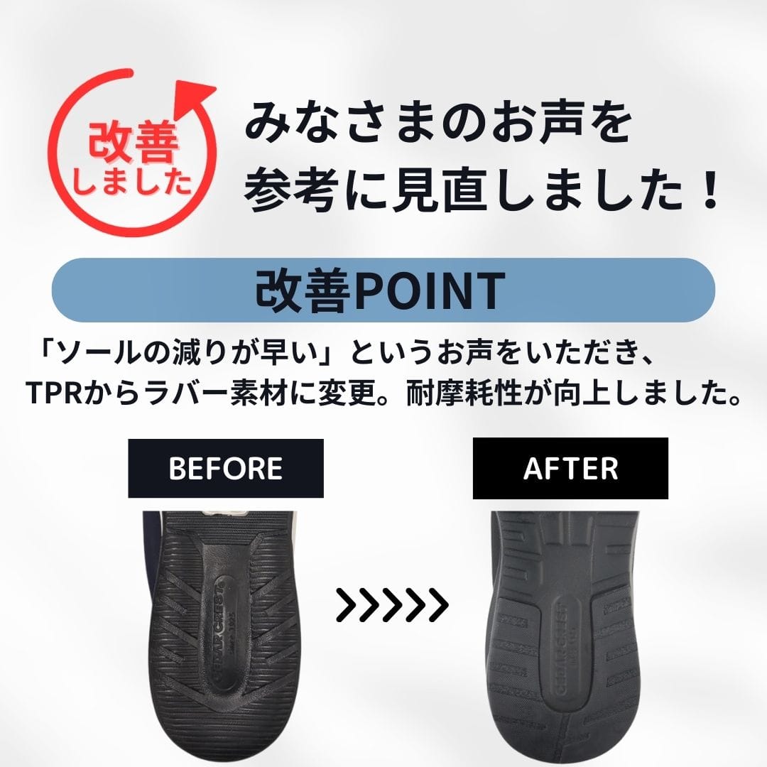 スパットシューズ（エアソールタイプ）防水 手を使わずに履ける【22.5cm～25.0cm】